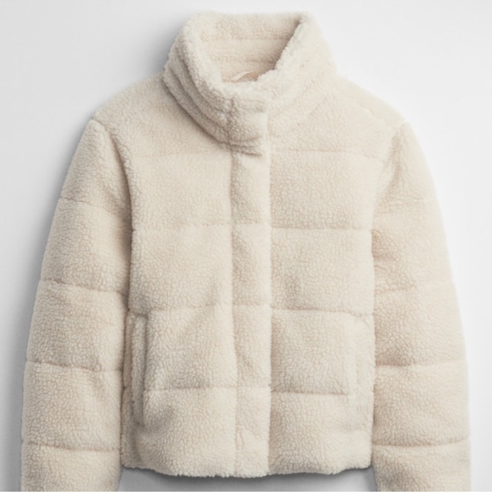 GAP Cream Sherpa Jacket